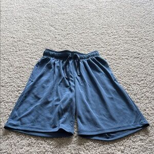 Blue Men's Mesh Athletic Shorts